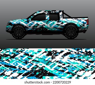 car wrap vector designs with abstract grunge background for vehicle branding