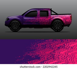 car wrap vector designs with abstract grunge background for vehicle branding