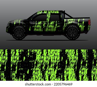 car wrap vector designs with abstract grunge background for vehicle branding
