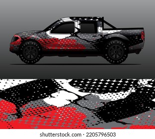 car wrap vector designs with abstract grunge background for vehicle branding