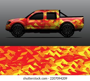 car wrap vector designs with abstract grunge background for vehicle branding