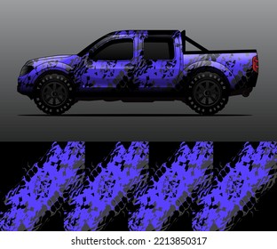 car wrap vector designs with abstract grunge background for vehicle branding