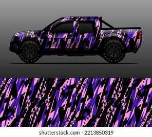 car wrap vector designs with abstract grunge background for vehicle branding