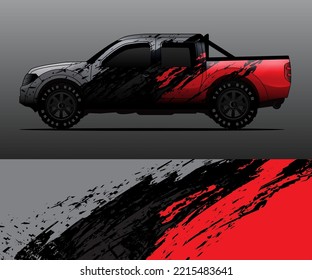 car wrap vector designs with abstract grunge background for vehicle branding