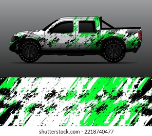 car wrap vector designs with abstract grunge background for vehicle branding