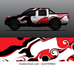 car wrap vector designs with abstract grunge background for vehicle branding