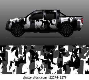 car wrap vector designs with abstract grunge background for vehicle branding
