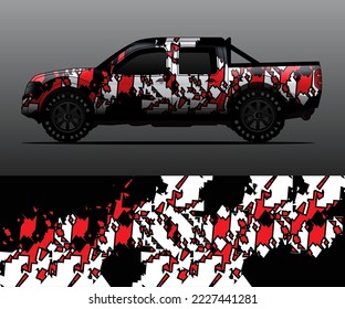 car wrap vector designs with abstract grunge background for vehicle branding