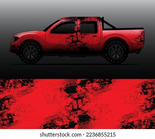 car wrap vector designs with abstract grunge background for vehicle branding