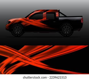 car wrap vector designs with abstract grunge background for vehicle branding