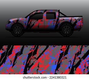 car wrap vector designs with abstract grunge background for vehicle branding