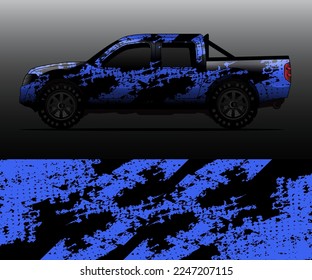 car wrap vector designs with abstract grunge background for vehicle branding