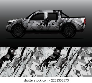 car wrap vector designs with abstract grunge background for vehicle branding