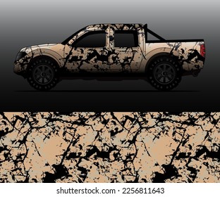 car wrap vector designs with abstract grunge background for vehicle branding