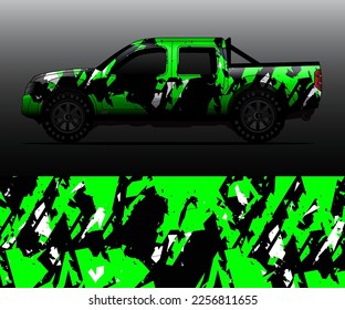 car wrap vector designs with abstract grunge background for vehicle branding