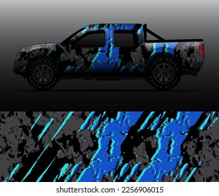 car wrap vector designs with abstract grunge background for vehicle branding