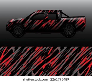 car wrap vector designs with abstract grunge background for vehicle branding