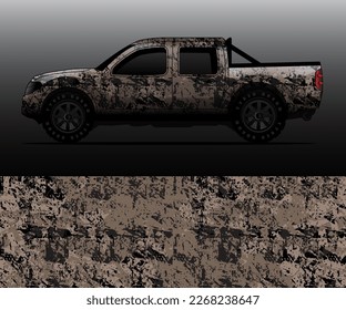 car wrap vector designs with abstract grunge background for vehicle branding