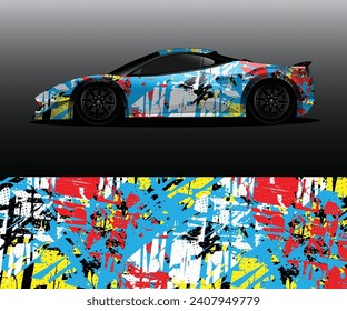 diseños de vectores de ajuste de coches con fondo de grifo abstracto para la marca de vehículos