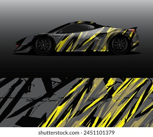 car wrap vector designs with abstract grunge background for vehicle branding