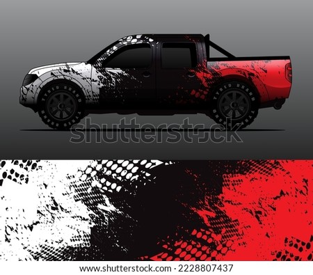 car wrap vector designs with abstract grunge background for vehicle branding