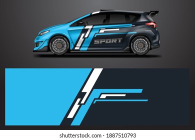 Vektorgrafik-Vektordesigns für Autos , Hintergrund , Racing Decal Stripe