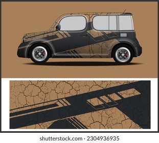 vector de envoltura de coche, diseños de banda de grifo abstracta gráfica para marca de envolvimiento