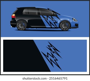 Gráfico del Vector del abrigo del coche para el coche de carreras