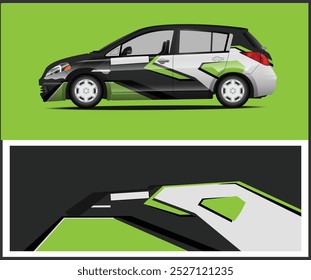 Car wrap vector graphics vehicle  design
