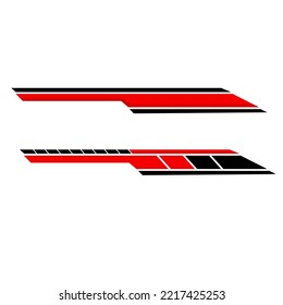 car wrapping body sticker vector.
