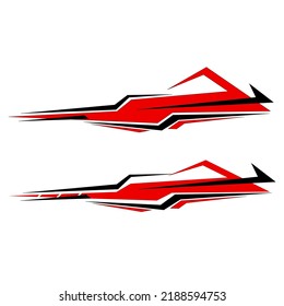 car wrapping decal vector. modern decals for cars
