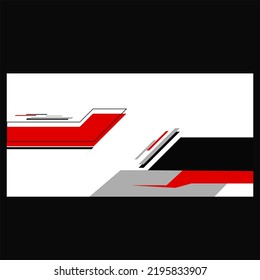 Autoumhüllung dekaler Vektorgrafik. moderne Aufkleber für Autos

