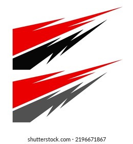 car wrapping decal vector. modern decals for cars
