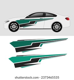 car wrapping decal vector. modern decals for cars
