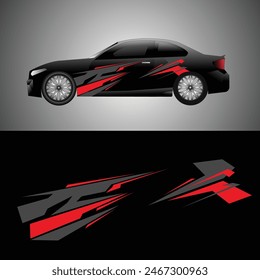car wrapping decal vector. modern decals for cars
