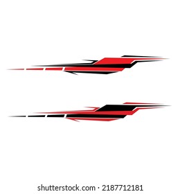 car wrapping decal vector. racing car decals
