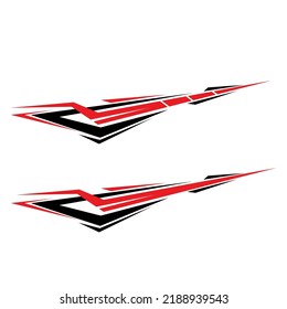 car wrapping decal vector. racing car decals

