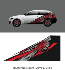 car wrapping decal vector. racing car decals
