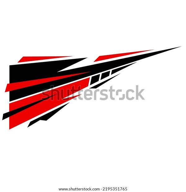 Car Wrapping Decal Vector Racing Car Stock Vector (Royalty Free ...