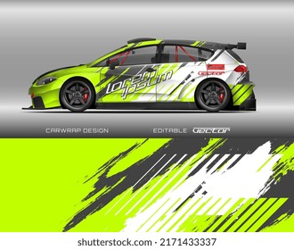 Car wrapping design with abstract texture. Abstract racing background.