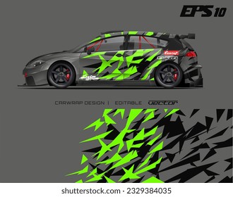 Car wrapping design with abstract texture.racing background designs for race car, adventure vehicle.