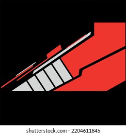 vector de fondo del embudo de autoadhesivo de envoltura de coche.