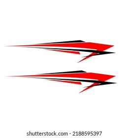 car wrapping sticker design vector. yacht sticker