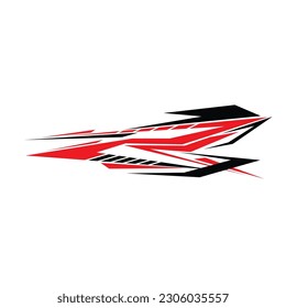 car wrapping sticker design vector. yacht sticker
