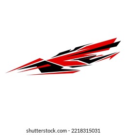 car wrapping sticker template design vector