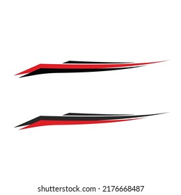 car wrapping sticker vector. modern car stickers
