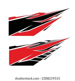 car wrapping sticker vector. modern car stickers
