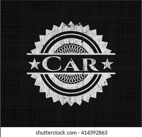 Auto escrito en una pizarra