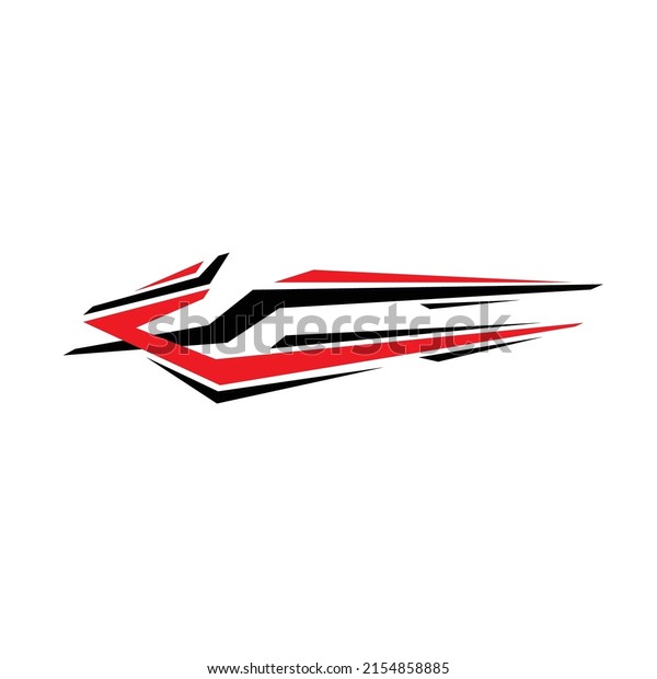 car and yacht body sticker vector. car\
modification sticker. car racing\
sticker