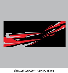 car and yacht sticker background design vector